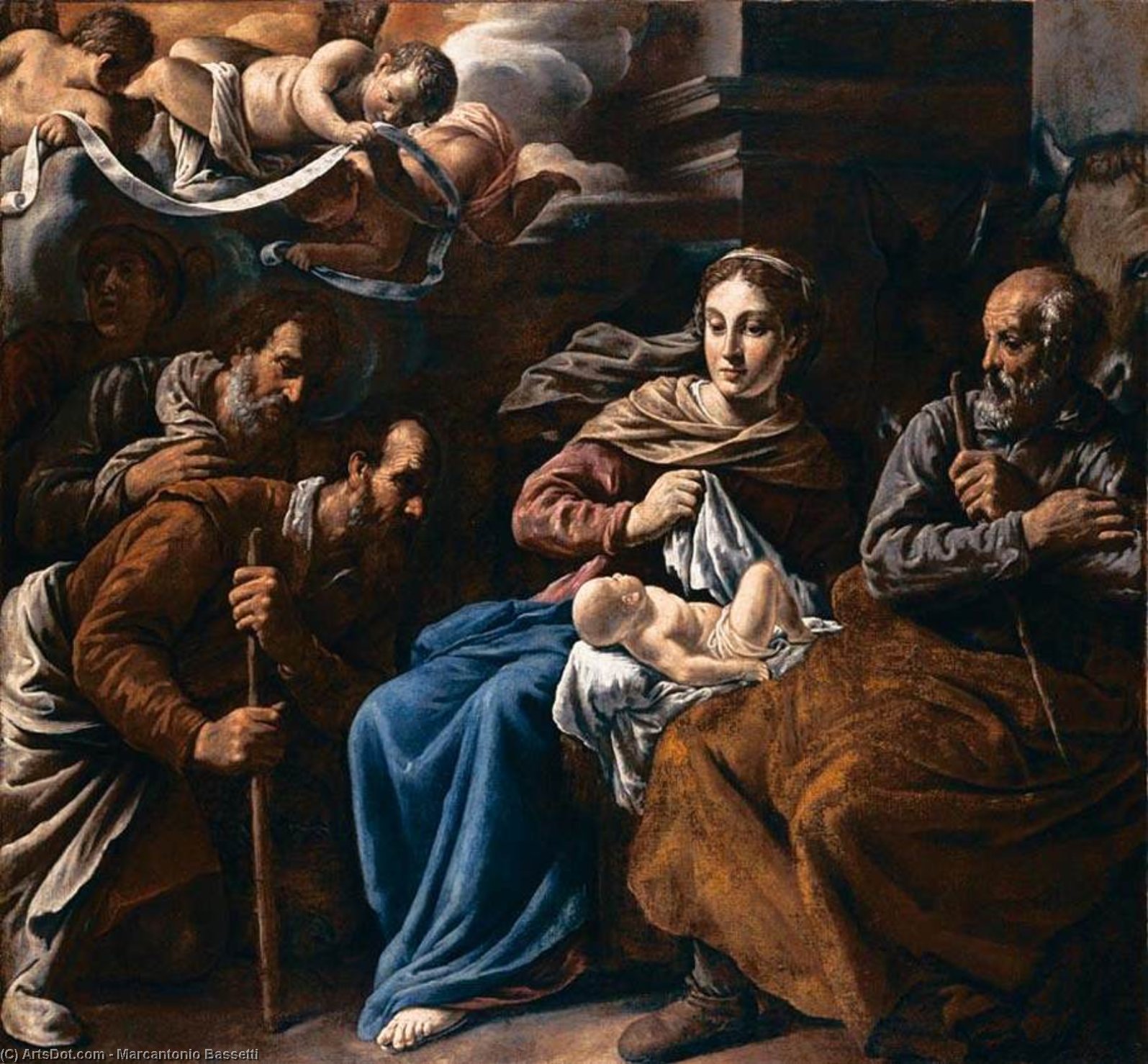 Adoration Of The Shepherds — Marcantonio Bassetti