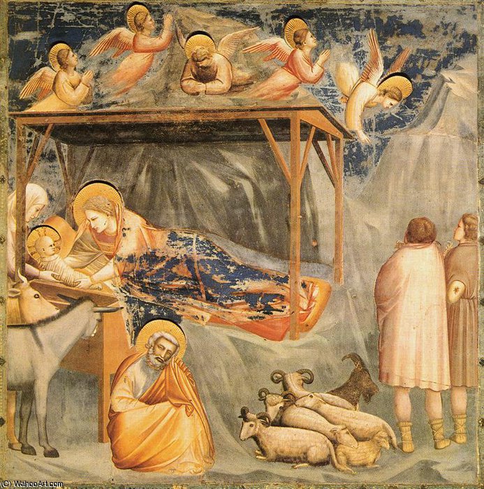 Nacimiento Del Nacimiento De Jesús — Giotto Di Bondone