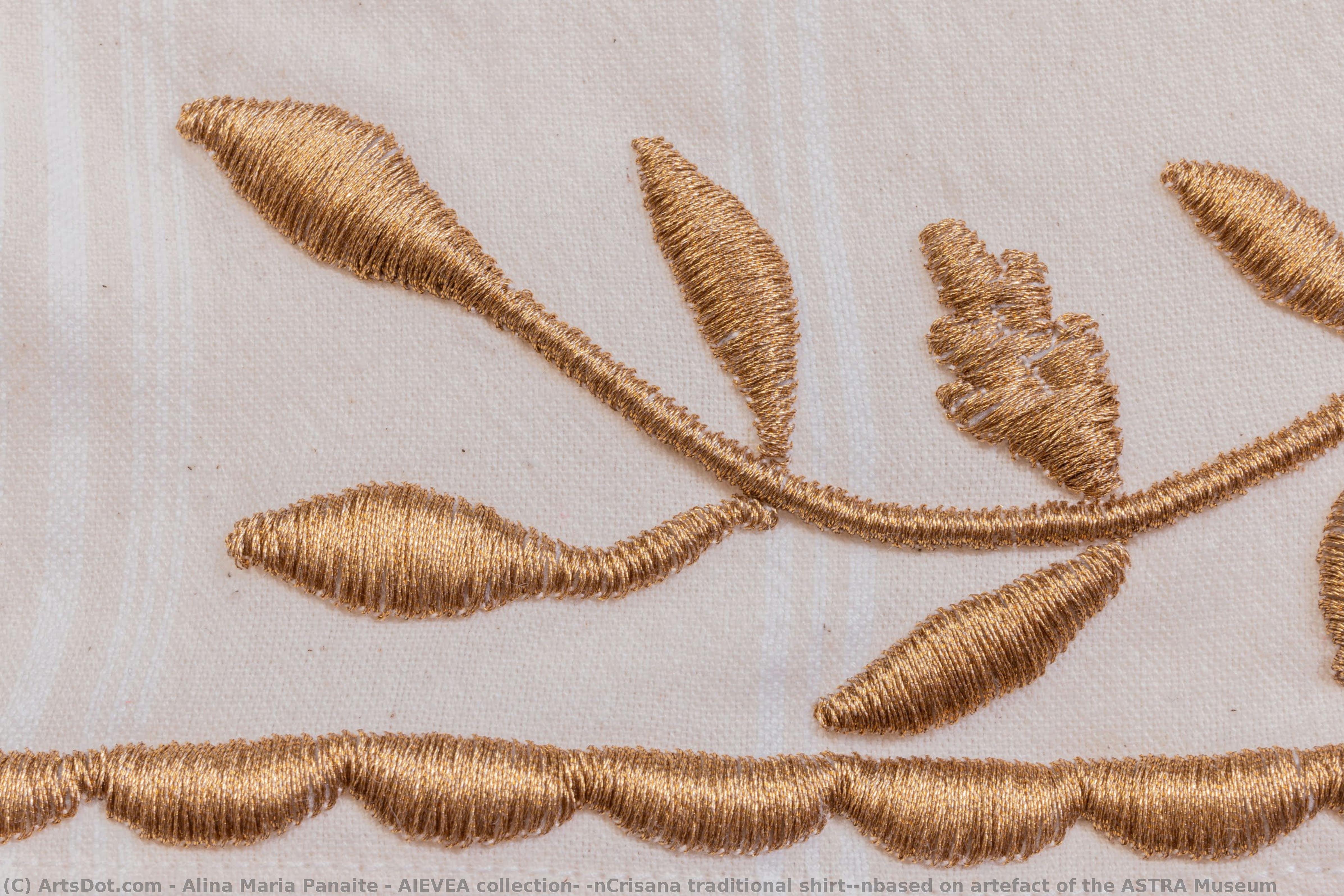 Aievea Collection; \ncrisana Traditional Shirt;\nbased On Artefact Of The Astra Museum — Alina Maria Panaite