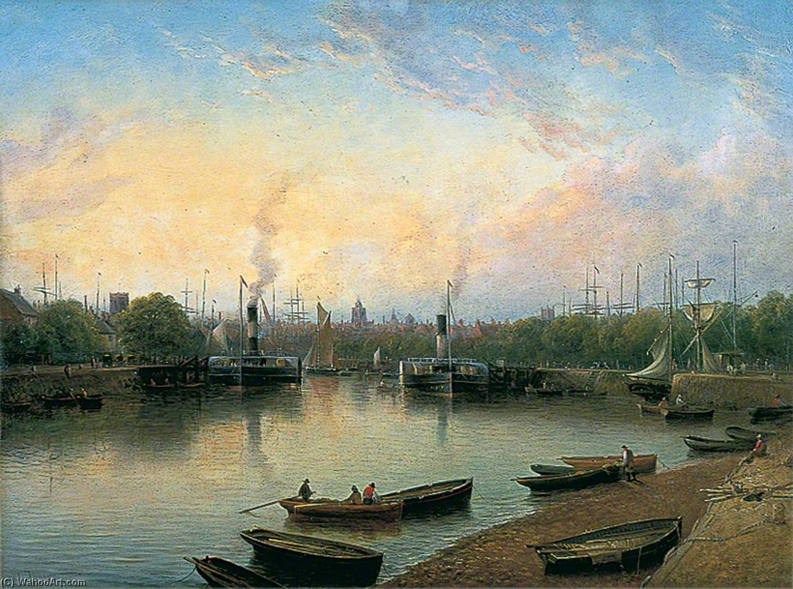 The Promenade And River Steamers, Ipswich — John Moore Of Ipswich