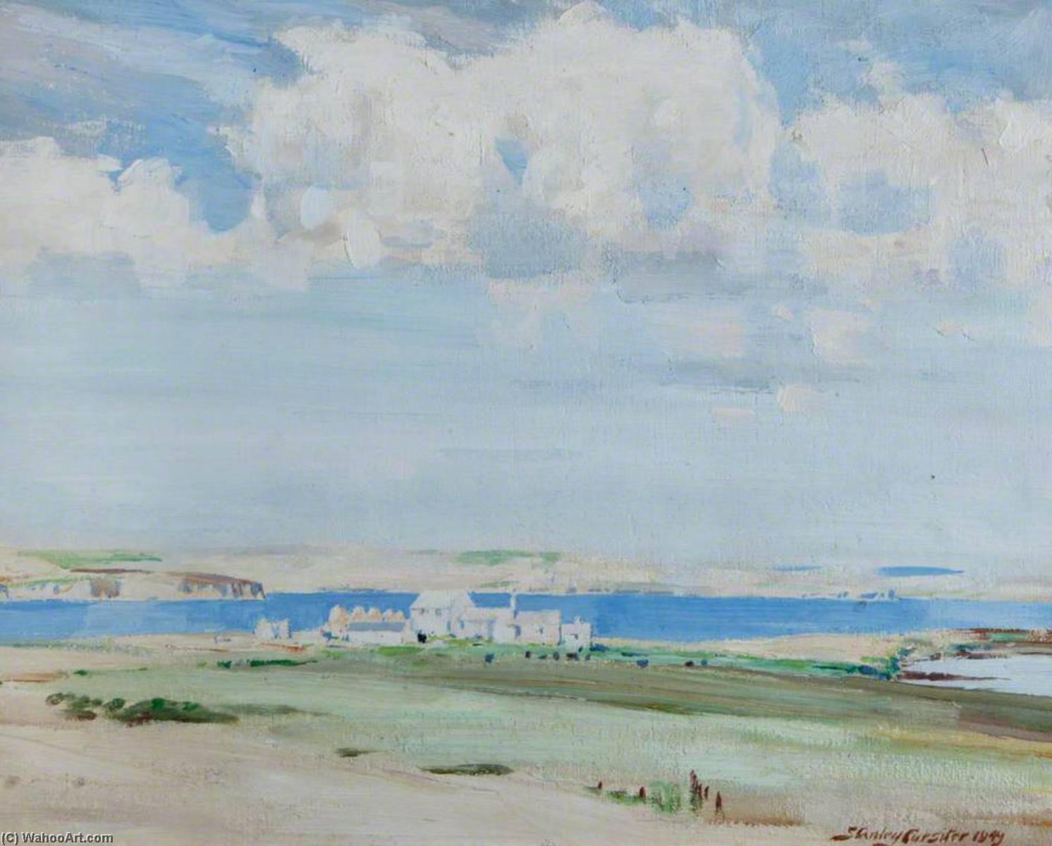An Orkney Farm — Stanley Cursiter
