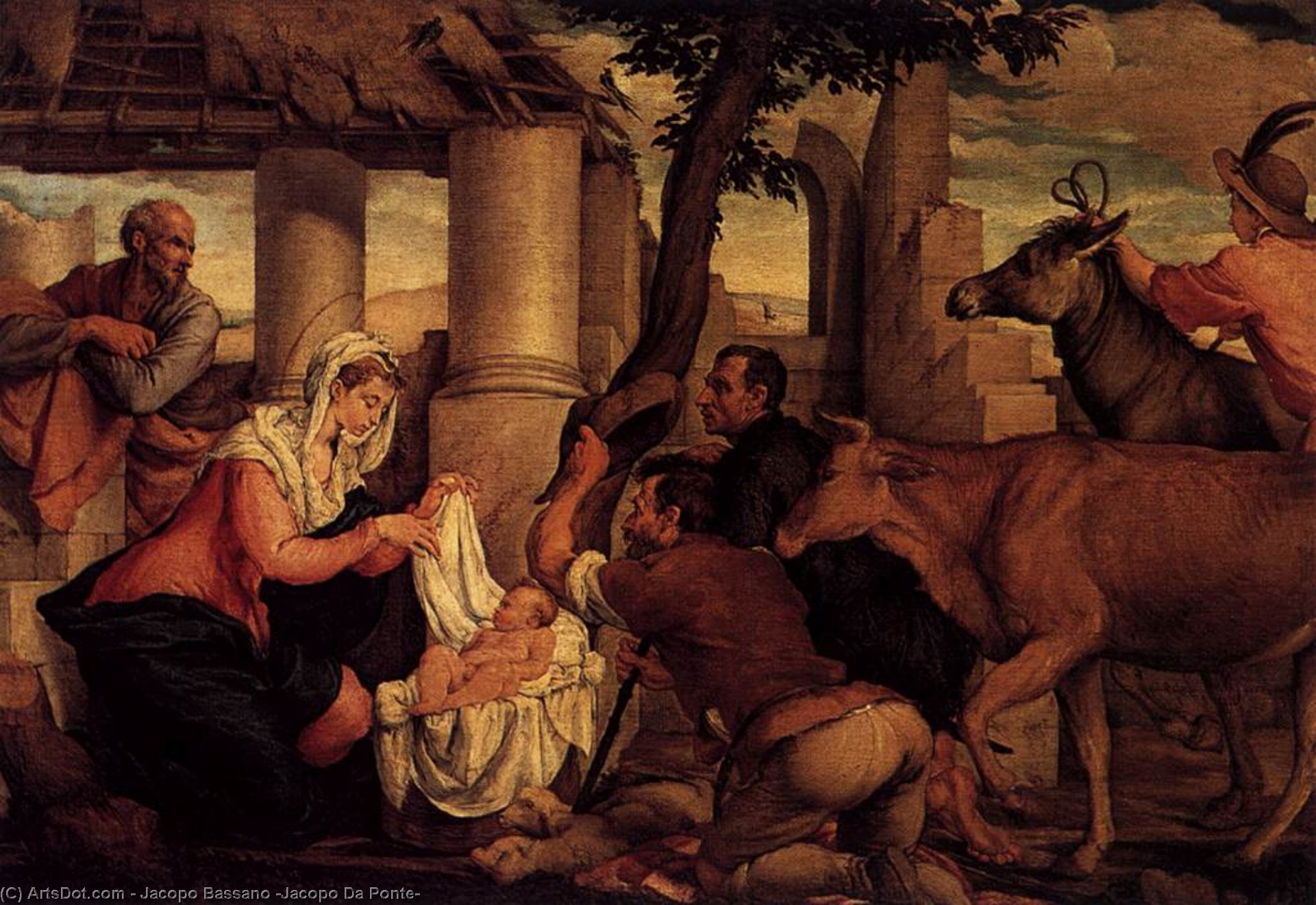Adoration Of The Shepherds 1 — Jacopo Bassano (jacopo Da Ponte)