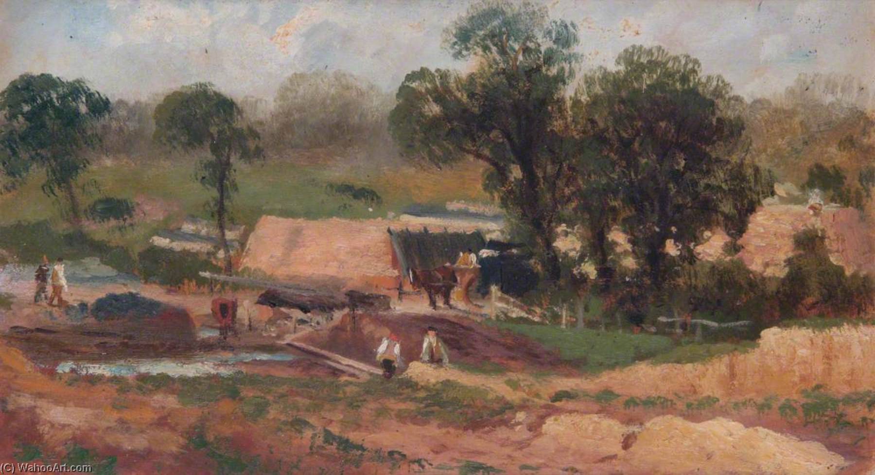 The Brickfields, East Heath (sketch) — Joseph Wrightson Macintyre