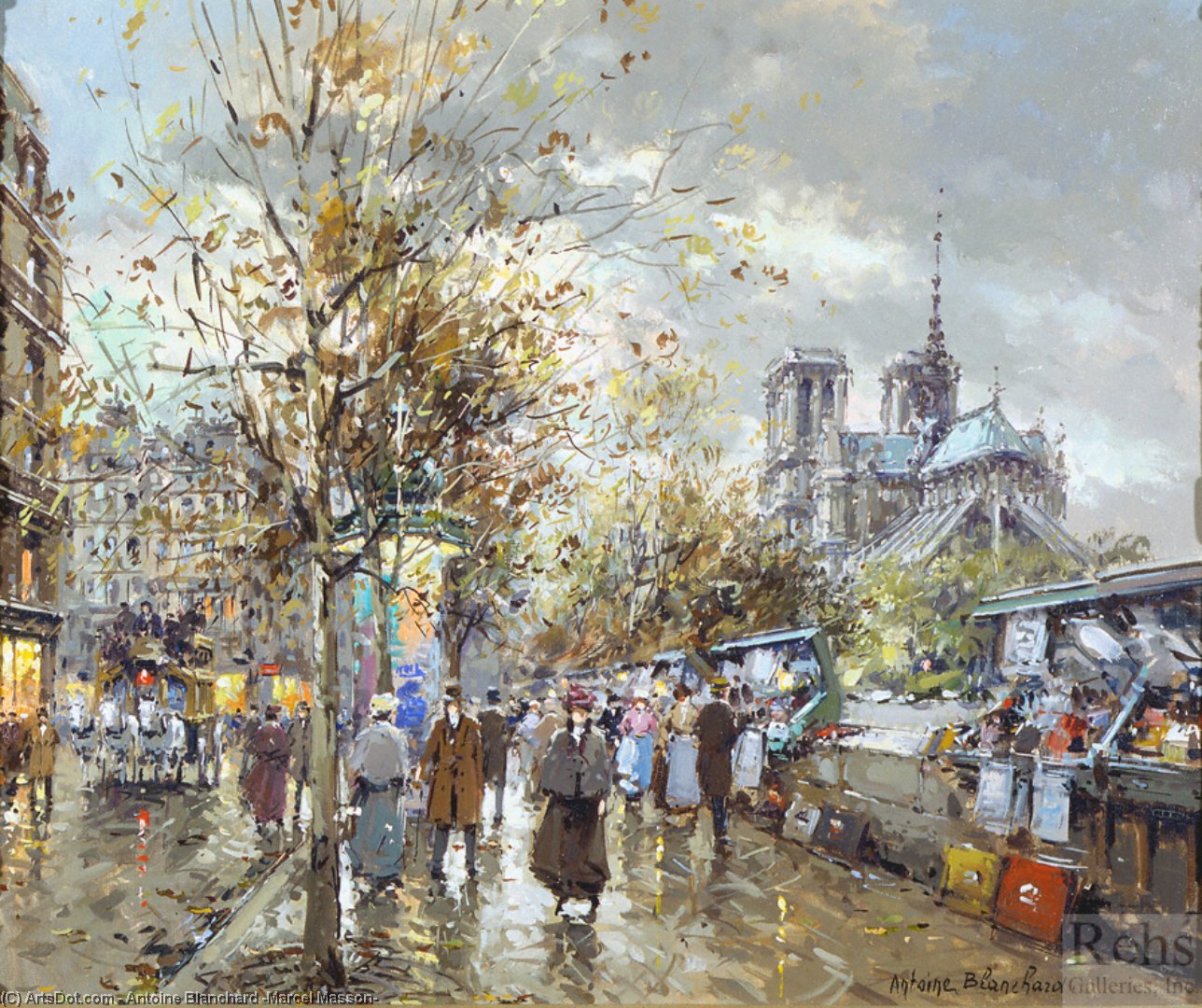 Paris, Les Bouquinistes — Antoine Blanchard (marcel Masson)