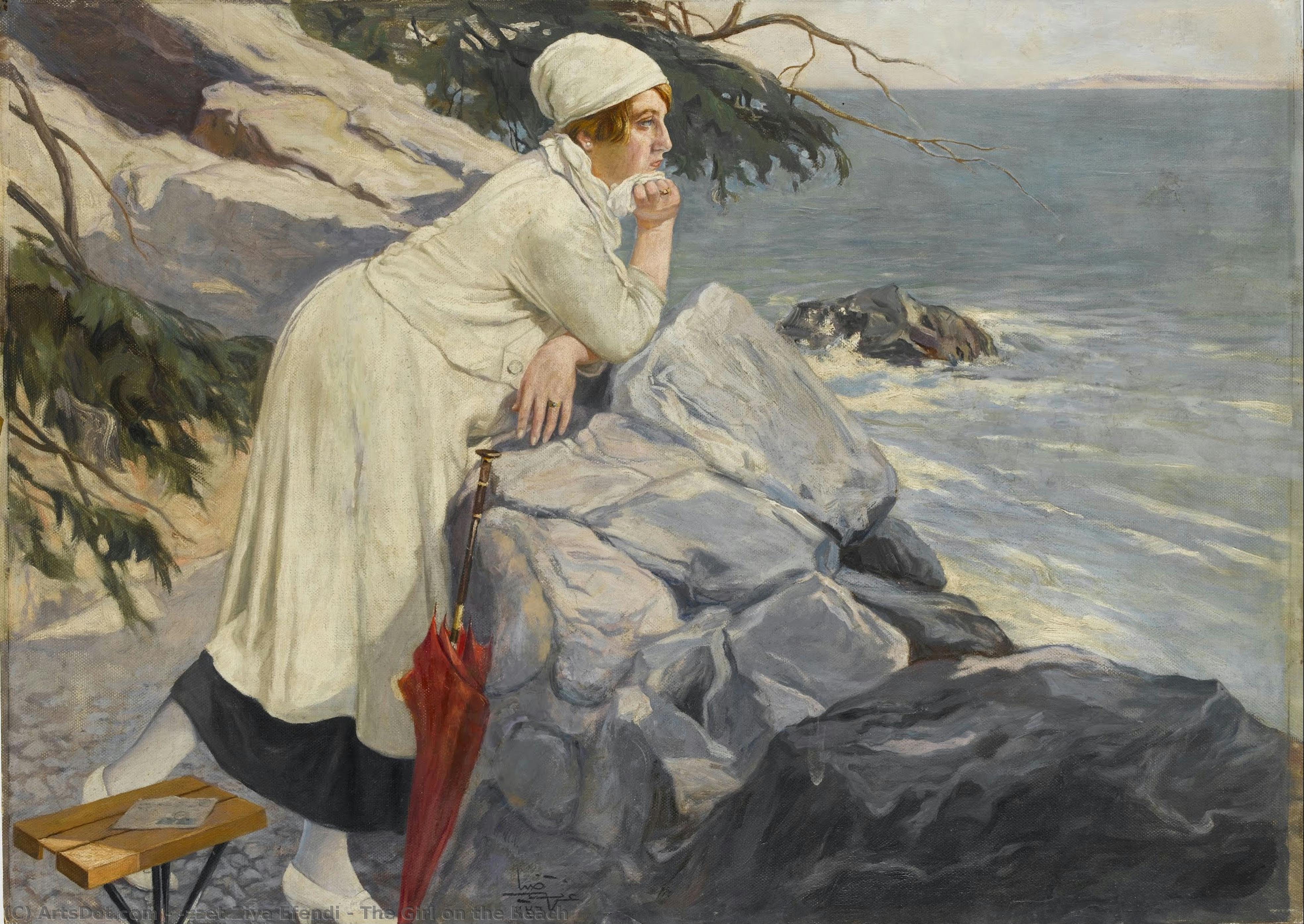 The Girl On The Beach — İzzet Ziya Efendi