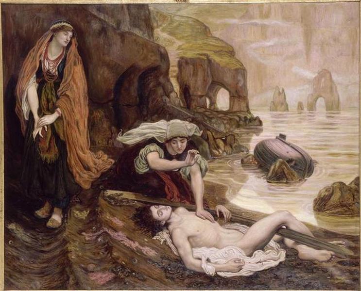 Haydee Decouvrant Le Corps De Don Juan — Ford Madox Brown