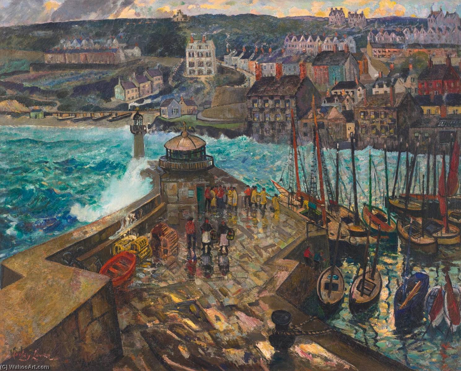 Storm, St. Ives — Richard Hayley Lever