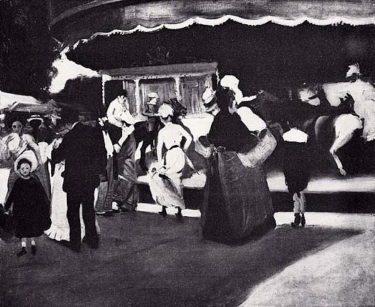 Carrousel, (painting) — Alfred Henry Maurer