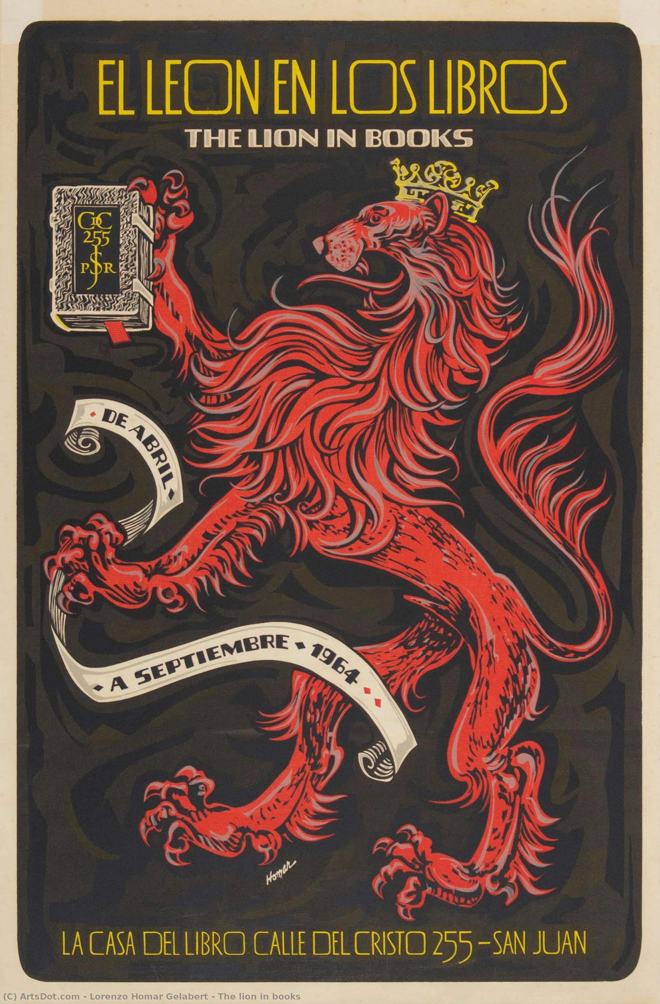The Lion In Books — Lorenzo Homar