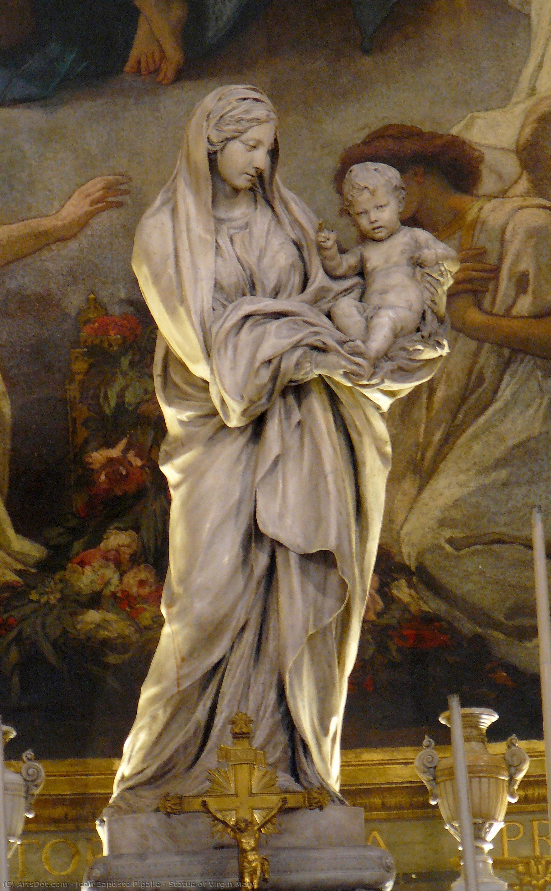 Statue Of Virgin Mary — Jean-baptiste Pigalle