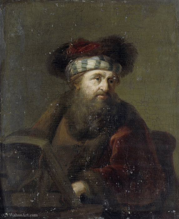 A Man In Oriental Costume, Known As 'the Rabbi' — Arie De Vois