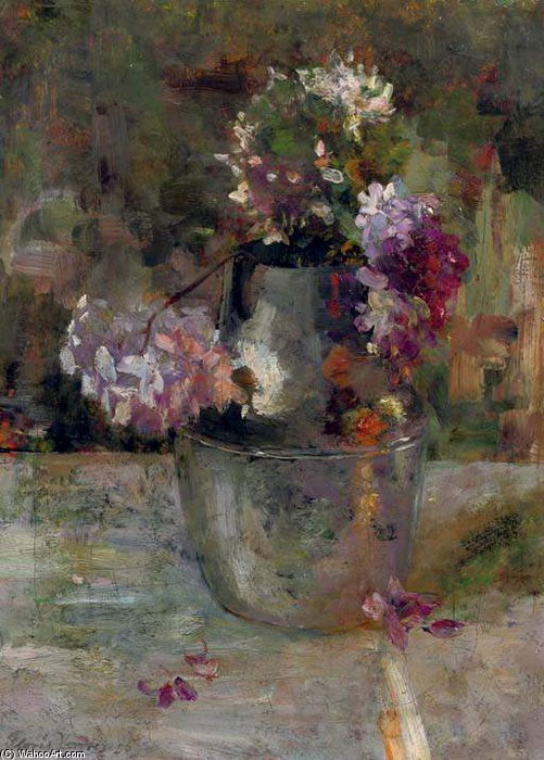 Purple Hortensia In A Vase — Floris Verster