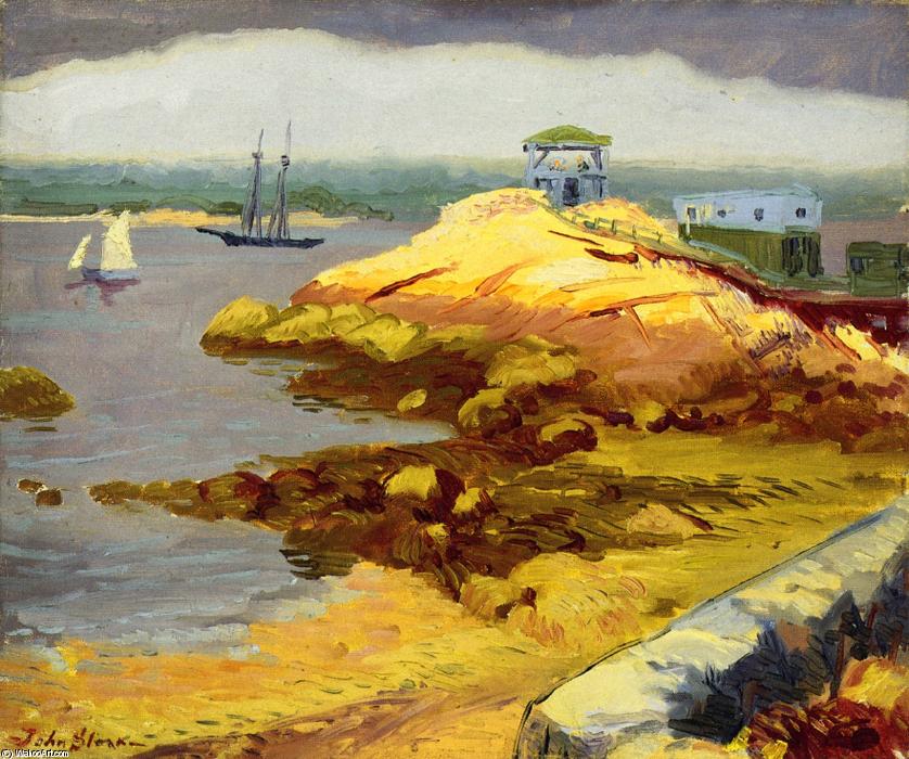 Foggy Bank, Rocky Neck — John French Sloan