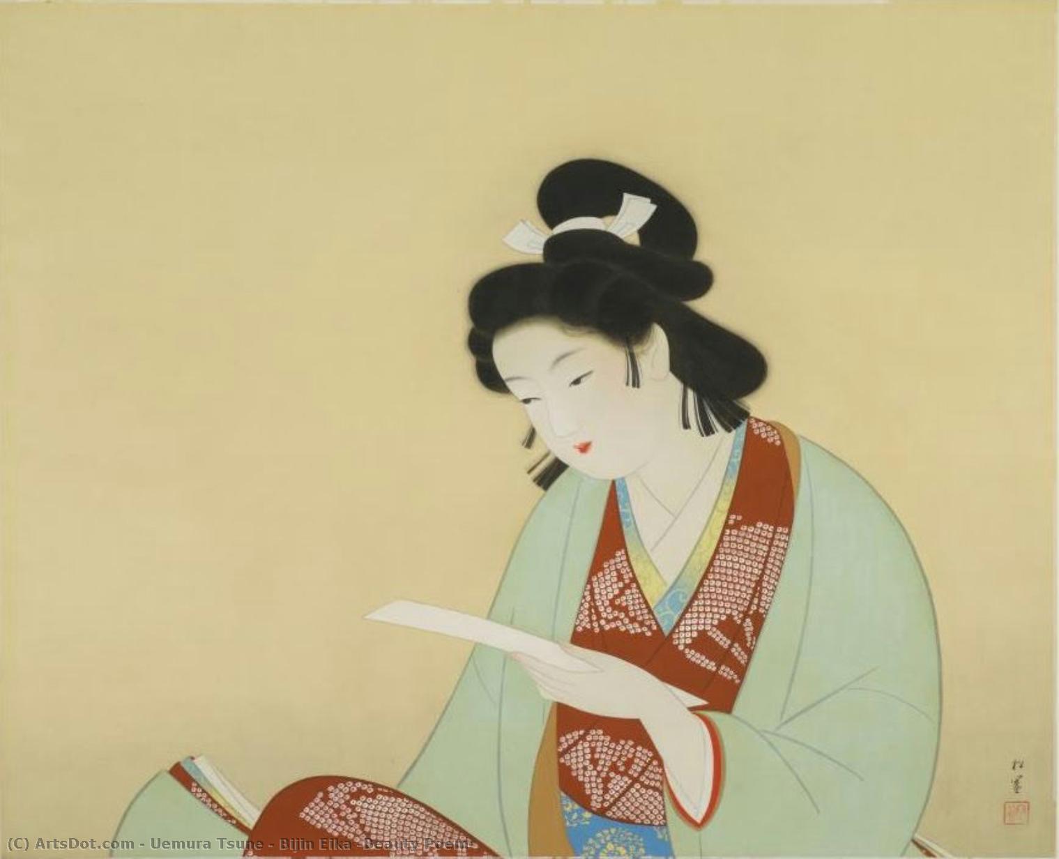 Bijin Eika [beauty Poem] — Uemura Tsune