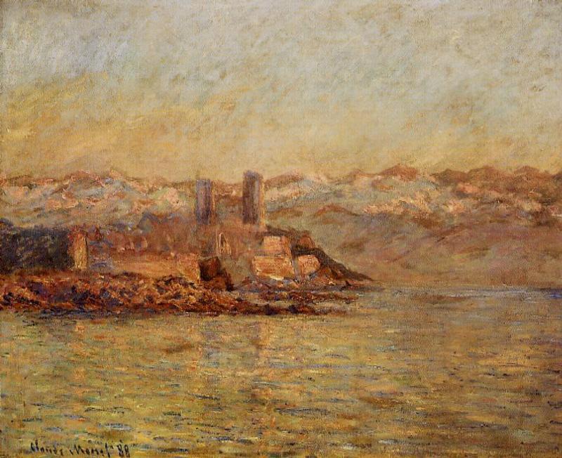 Antibes And The Maritime Alps — Claude Monet