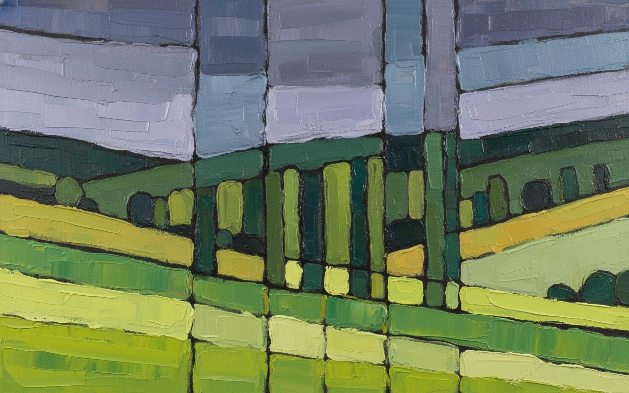 Fragmented Terrain: An Ordered Horizon — Jacques Villedieu