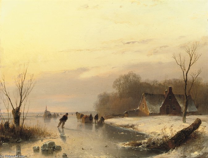 Ice-skating With A Koek-en-zopie In The Distance — アンドレアス・シェルフハウト