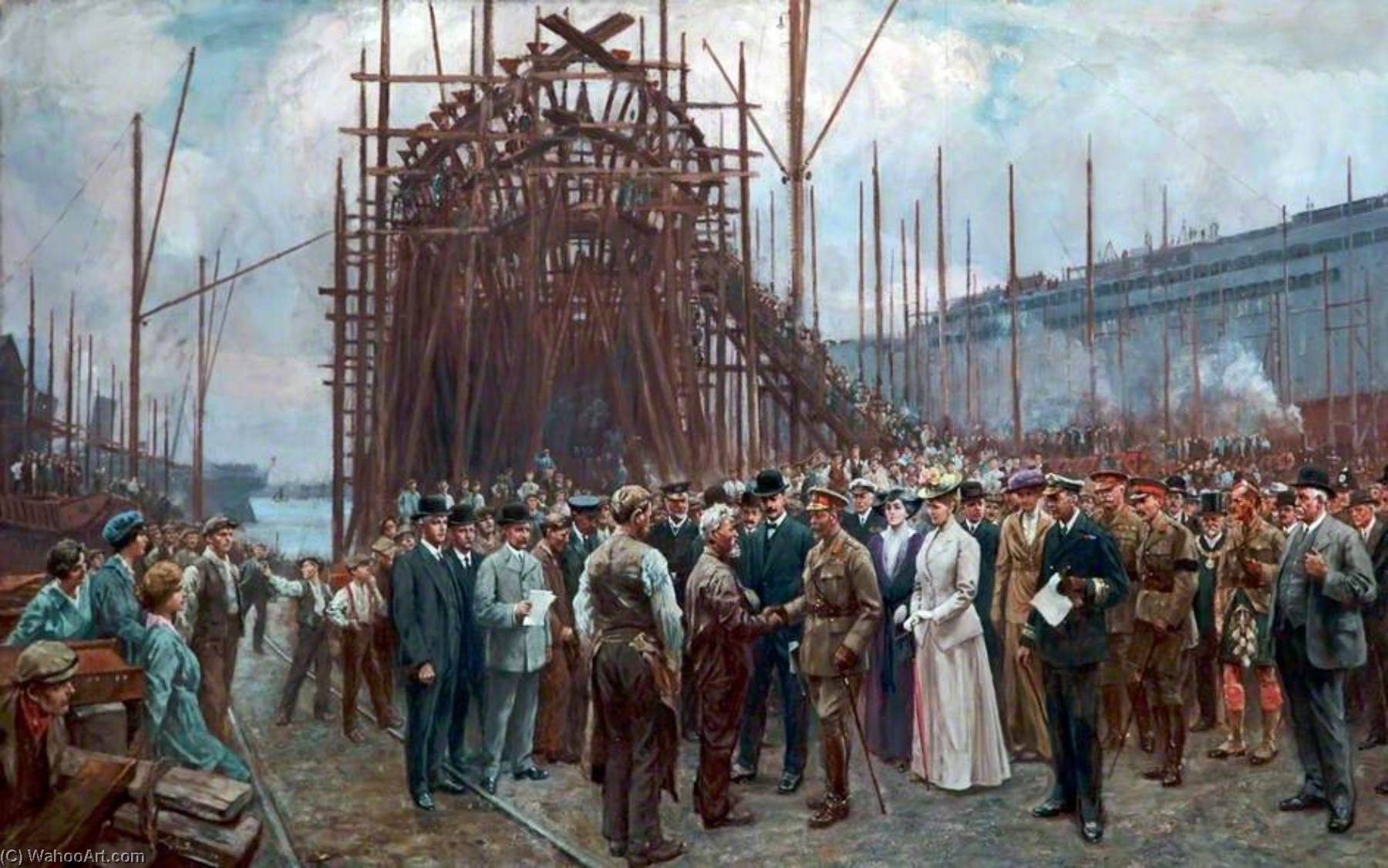 Royal Visit Of Their Majesties King George V And Queen Mary To Cammell Laird, Birkenhead, 14 May 1917 — Arthur James Wetherall Burgess