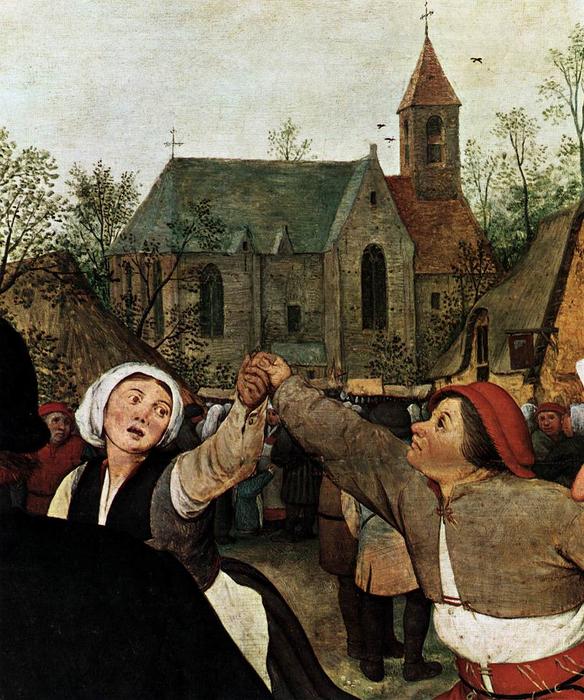 The Peasant Dance (detail) — Pieter Bruegel The Elder