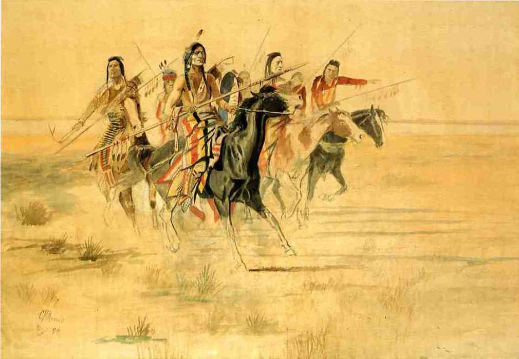 Indian Hunt — Чарльз Марион Расселл