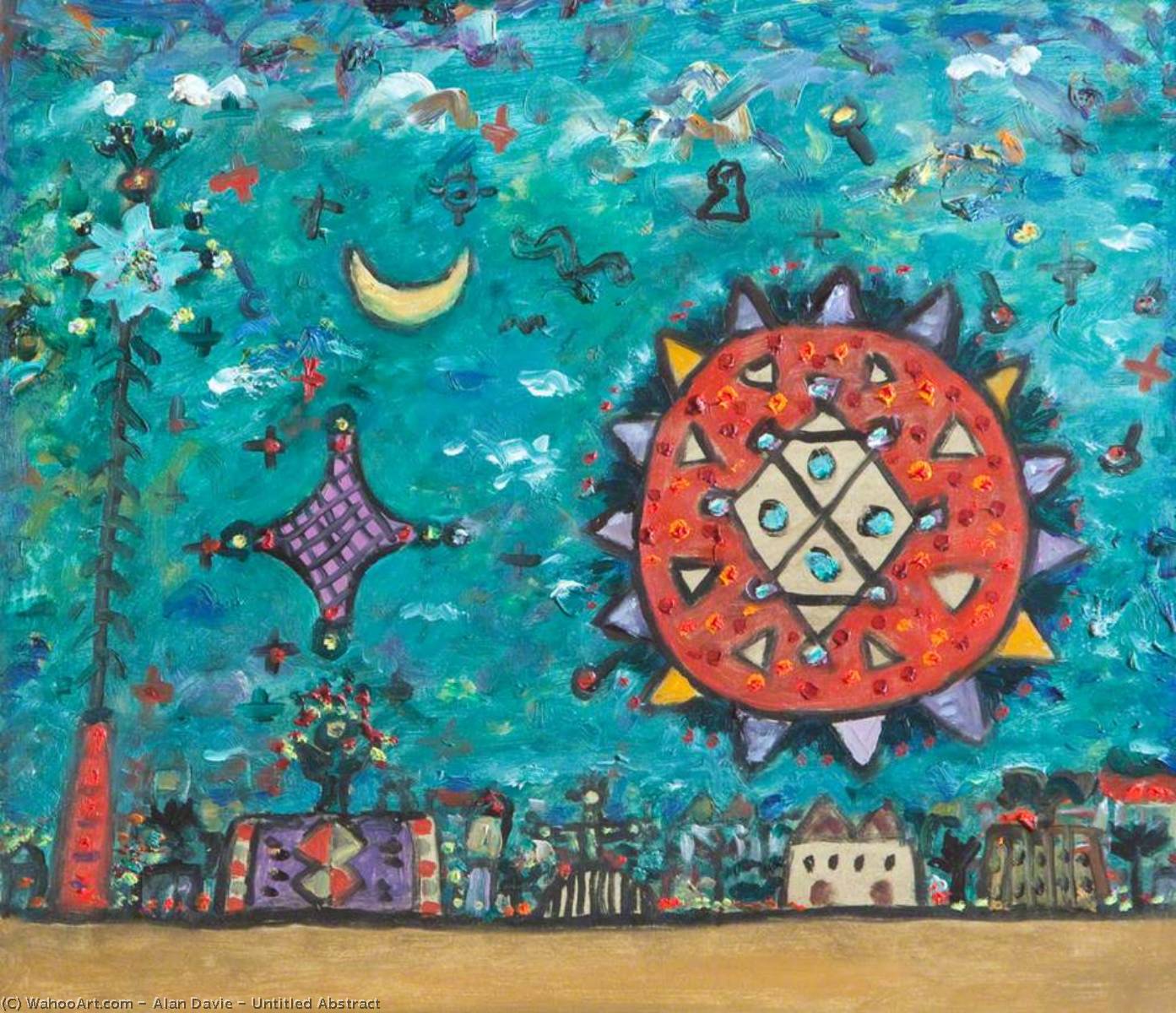 Untitled Abstract — Alan Davie