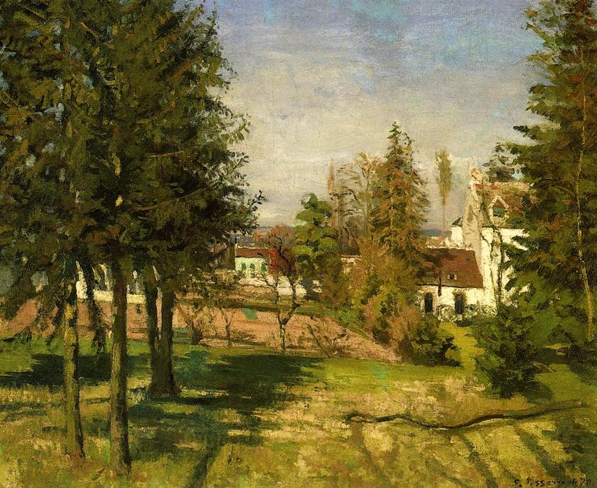 The Pine Trees Of Louveciennes (also Known As The Fir Trees Of Louveciennes) — Camille Pissarro