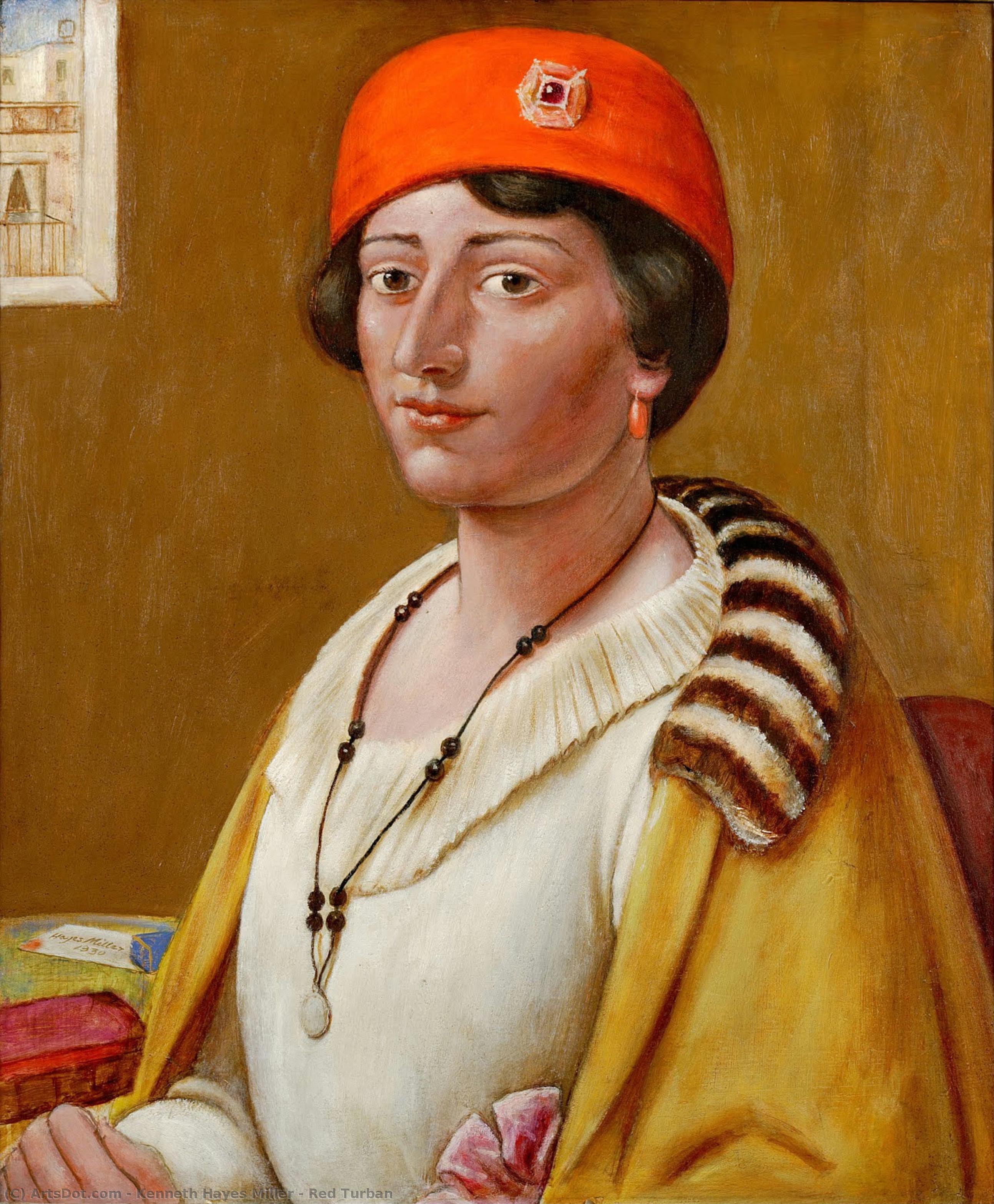 Red Turban — Kenneth Hayes Miller