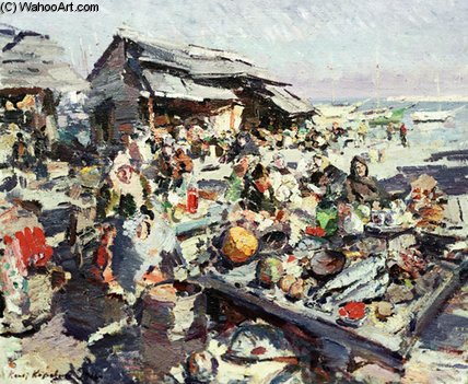 Market — Konstantin Alexeievitch Korovin