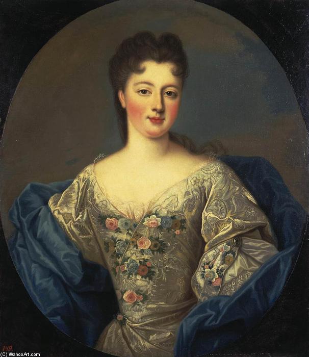 Portrait Of Luiza Adelaida Of Orleans — Pierre Gobert