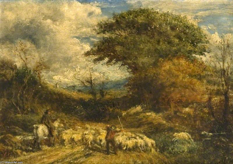 Driving Sheep, Surrey — Džon Linel