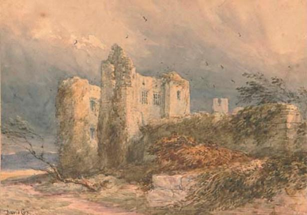 Kenilworth Castle, A Blustery Day — David Cox