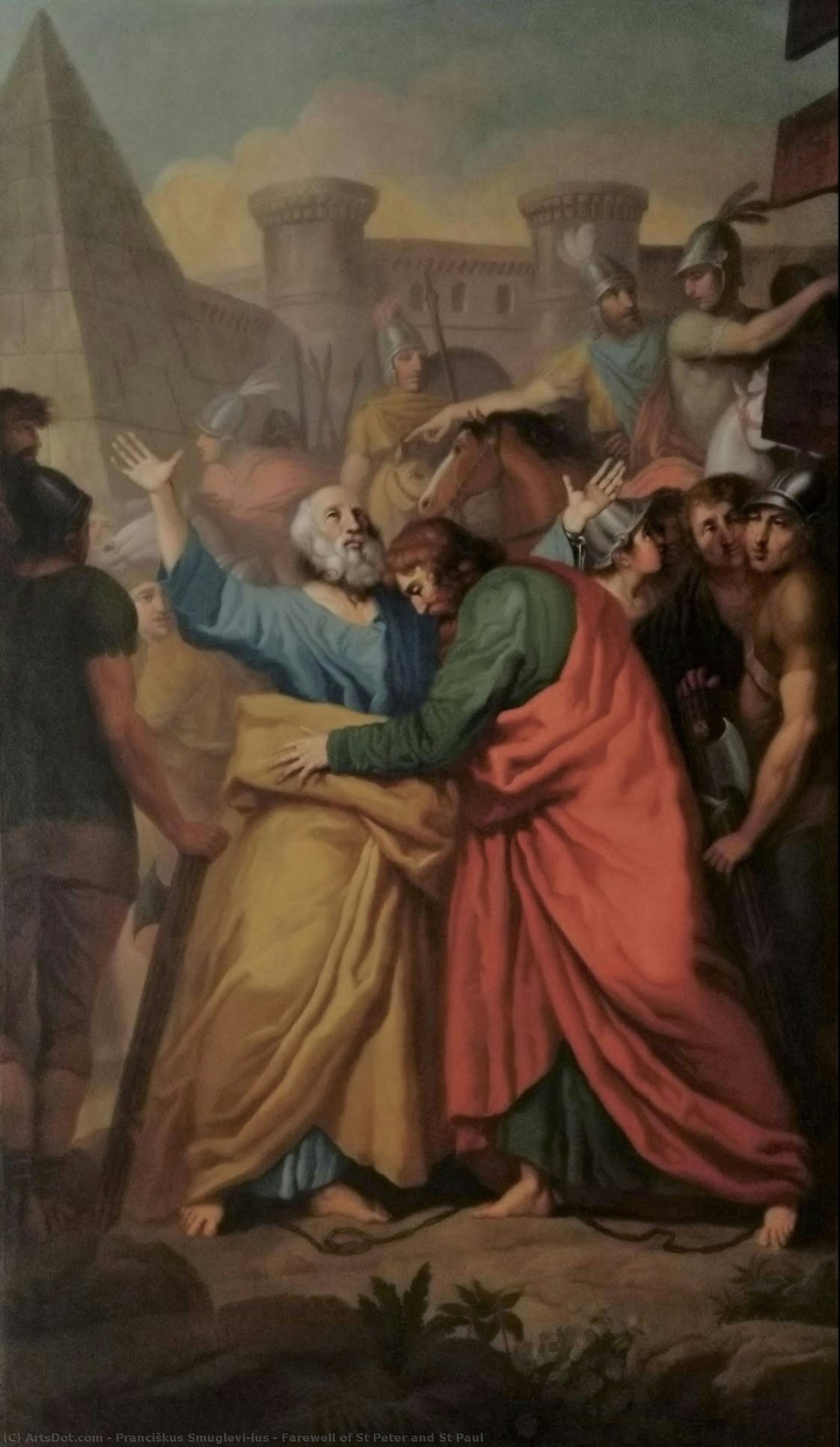 Farewell Of St Peter And St Paul — Pranciškus Smuglevičius