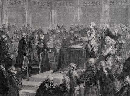King Louis Xvi Accepts And Swears — Hippolyte De La Charlerie