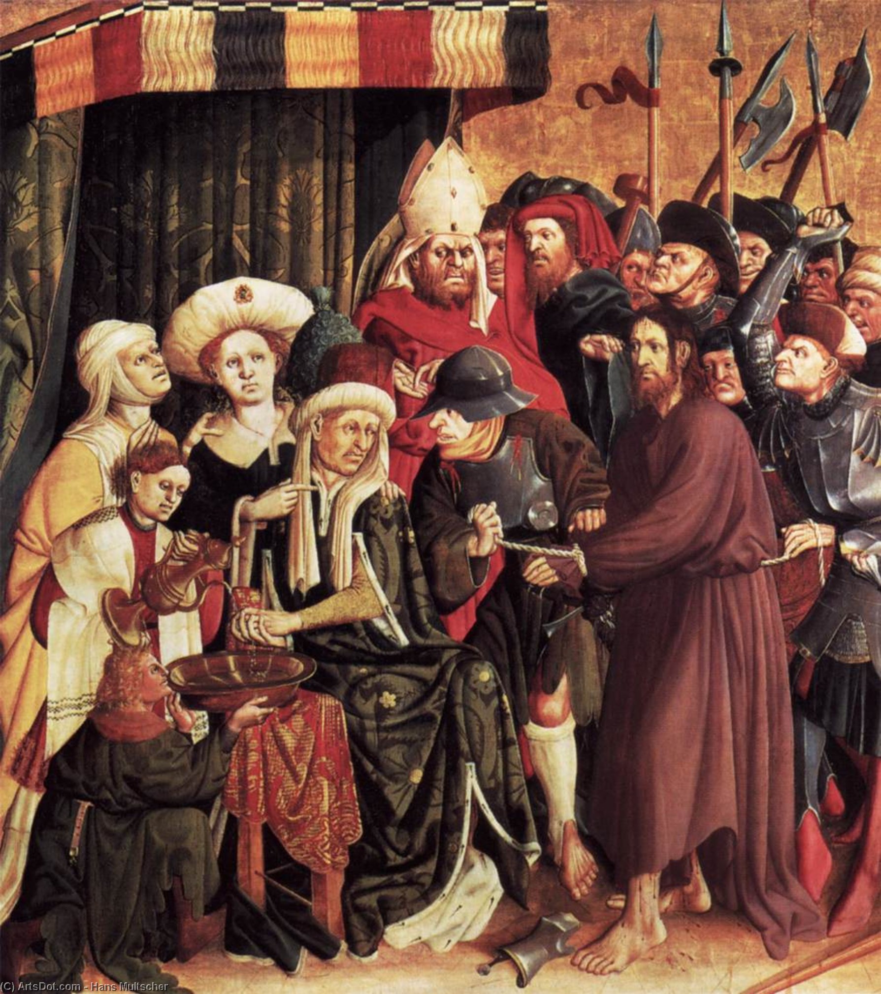Christ Before Pilate — Ханс Мултшер