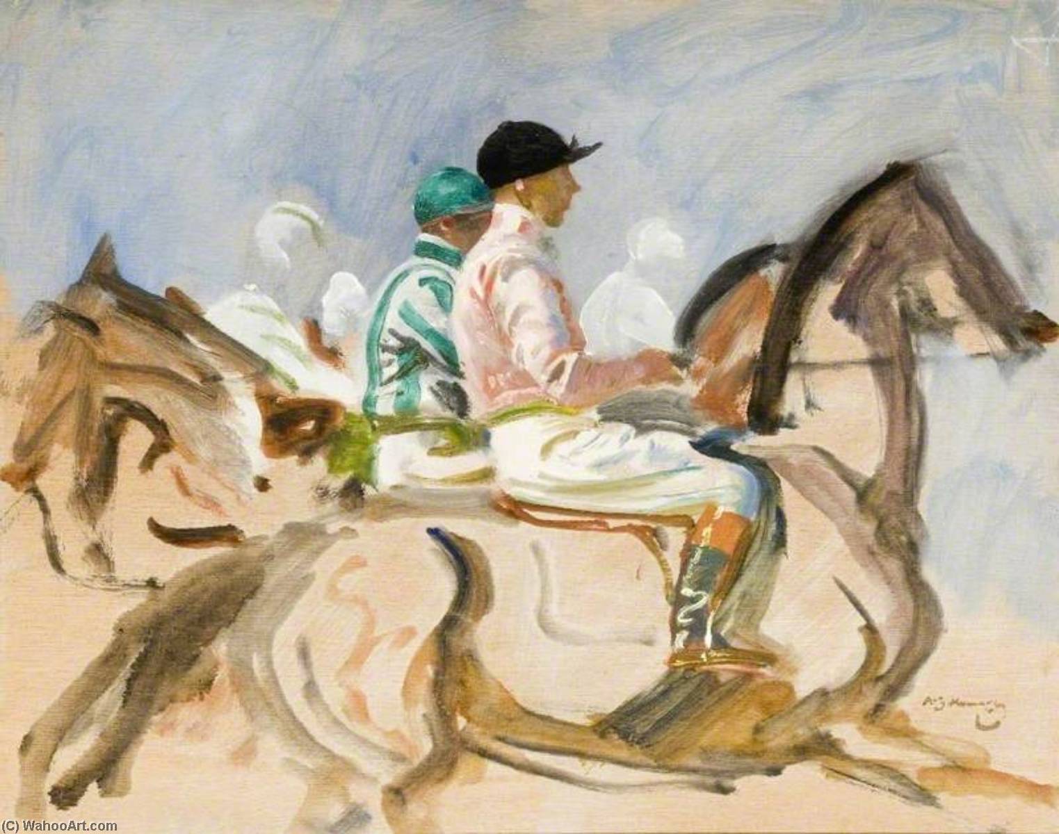 Study For 'the Start' — Sir Alfred James Munnings