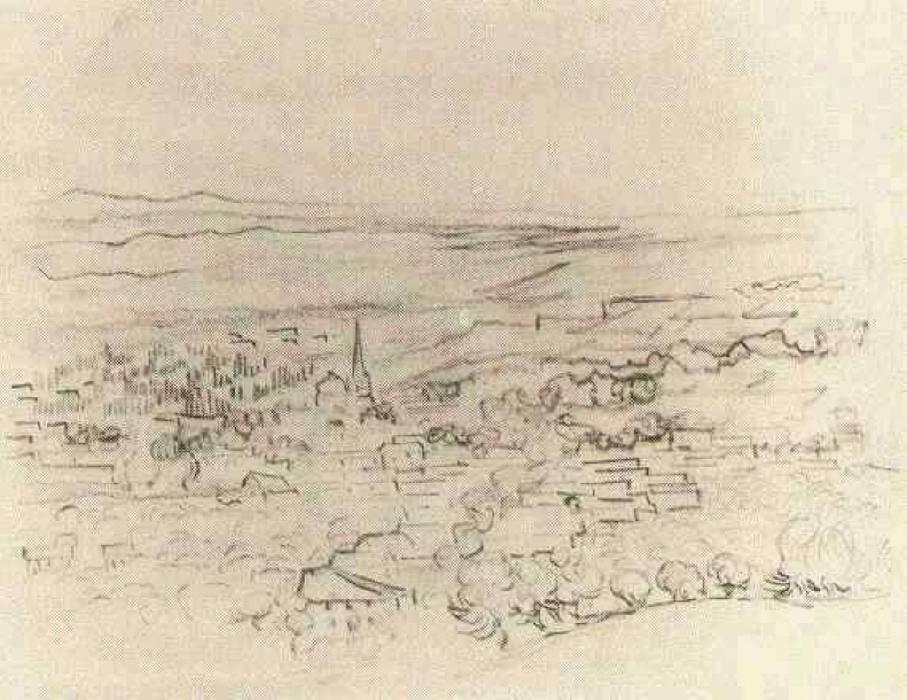 Vista Aérea De Saint-remy — Vincent Willem Van Gogh