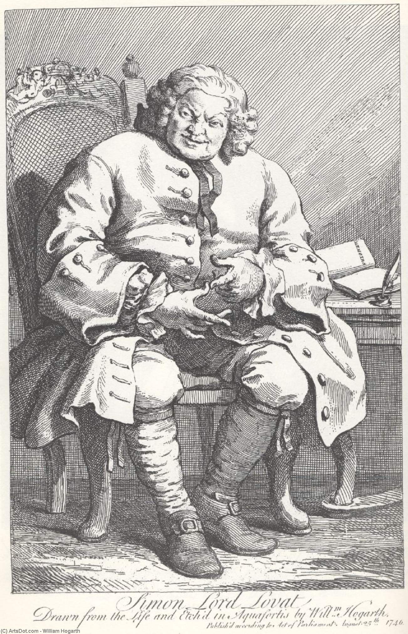 Simon, Lord Lovat — Вилијам Хогарш