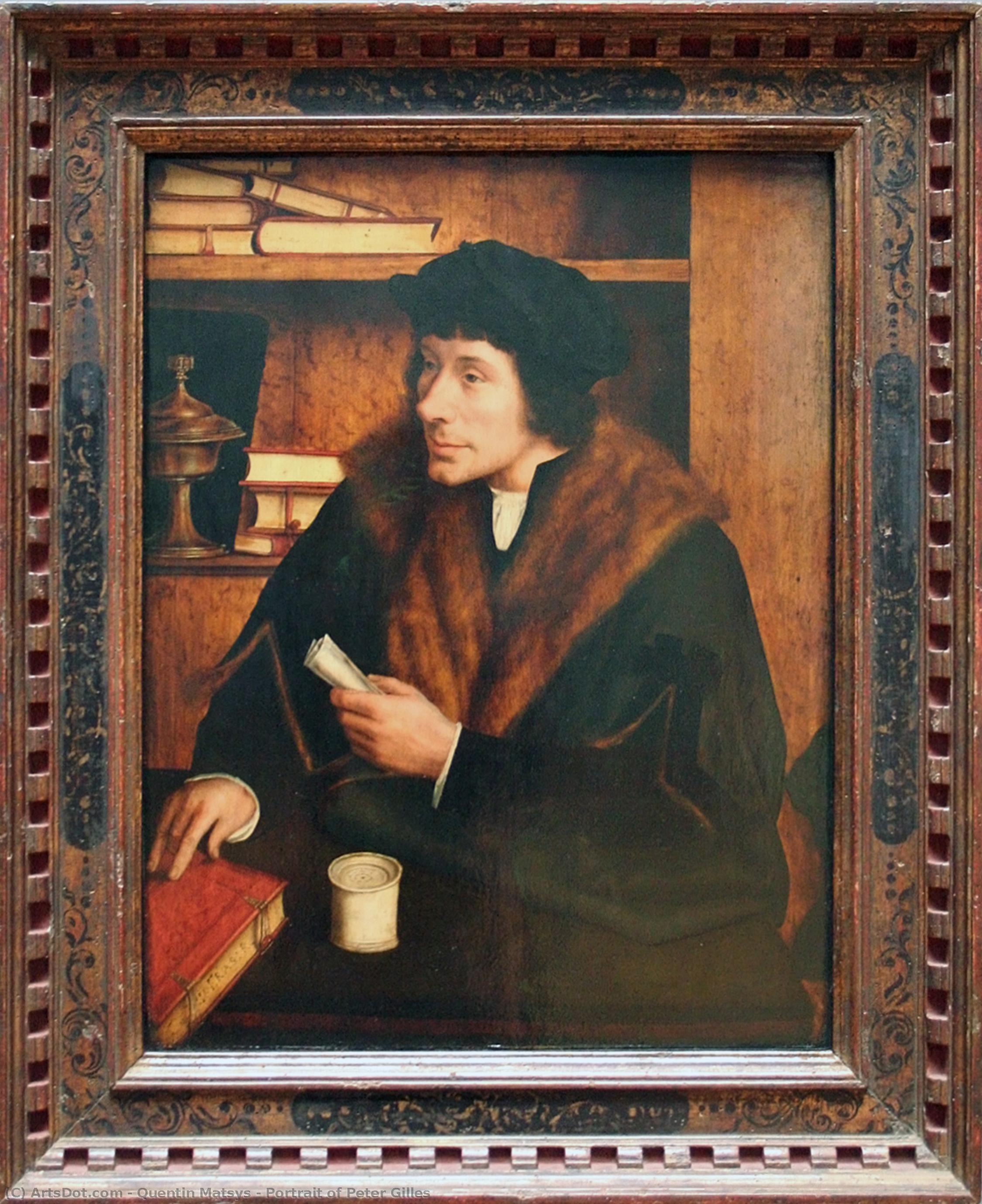 Portrait Of Peter Gilles — Quentin Matsys