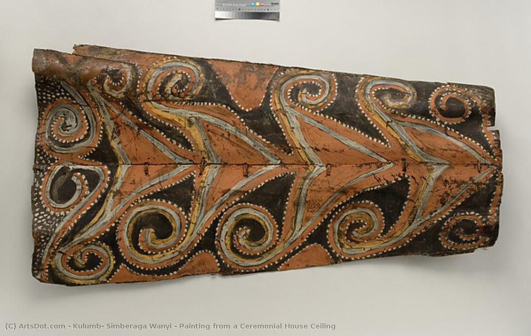 Painting From A Ceremonial House Ceiling — Kulumb, Simberaga Wanyi