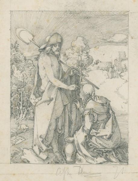 Drawing After The Engraving, Noli Me Tangere — Sir George Clausen