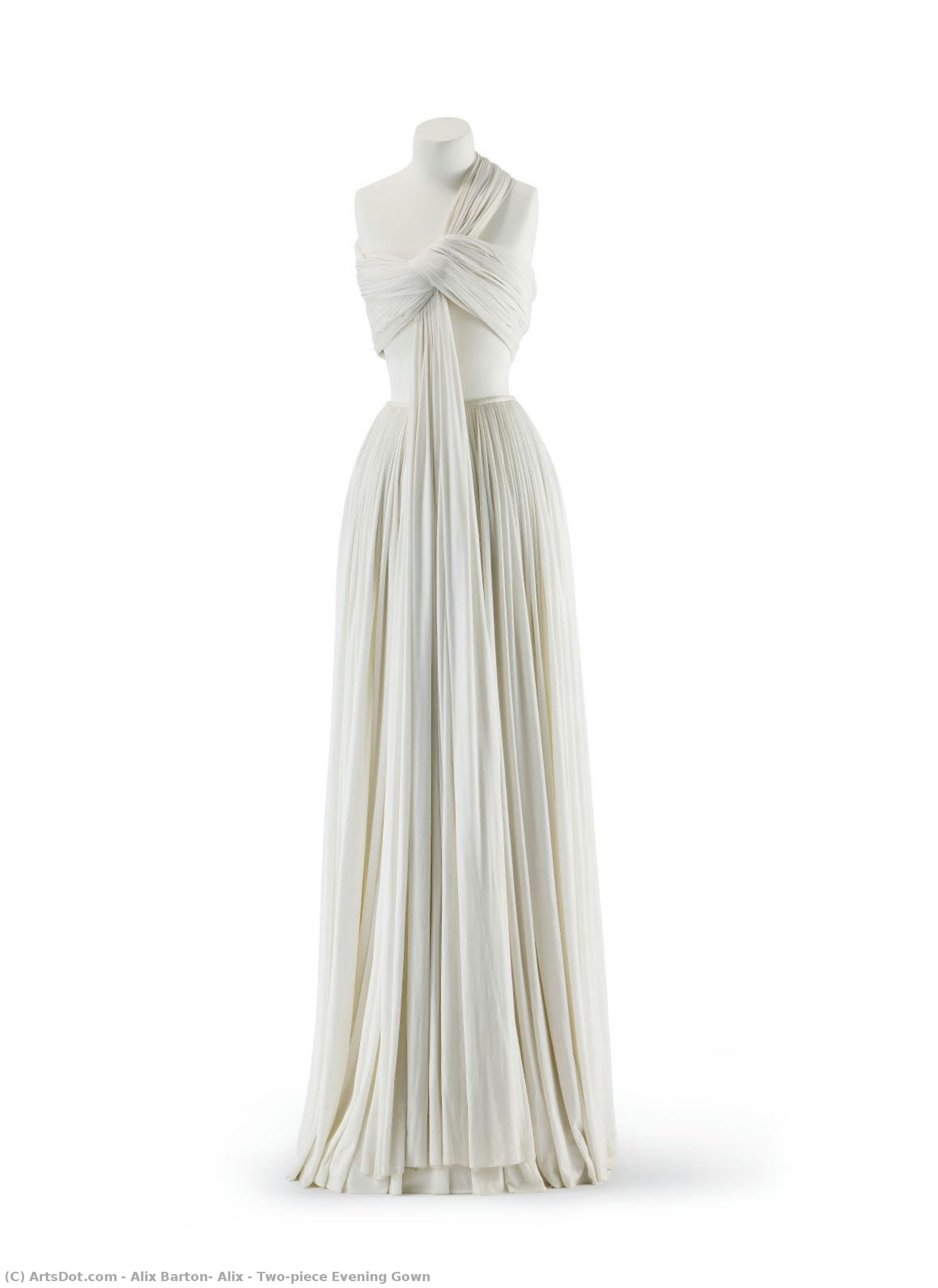 Two-piece Evening Gown — Alix Barton, Alix