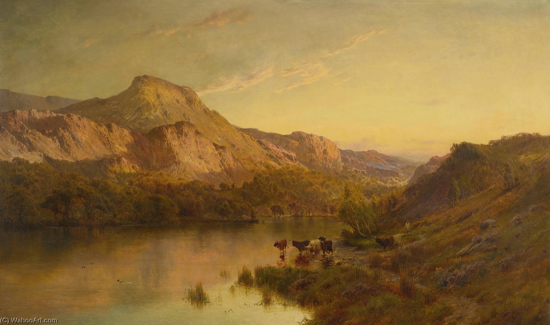 In The Highlands — Alfred De Breanski Senior