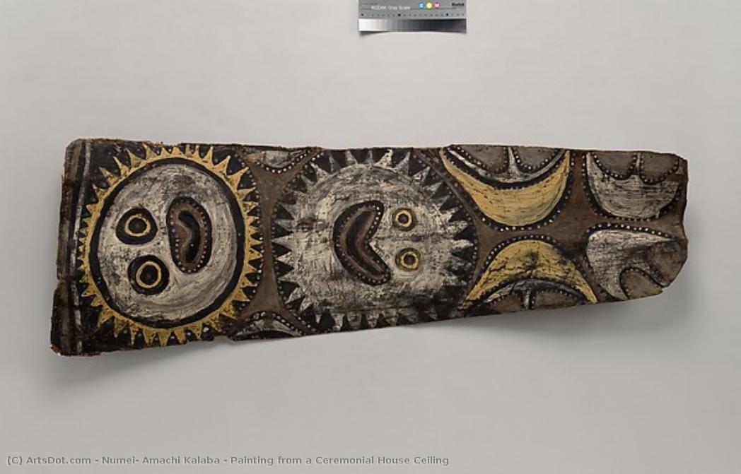 Painting From A Ceremonial House Ceiling — Numei, Amachi Kalaba