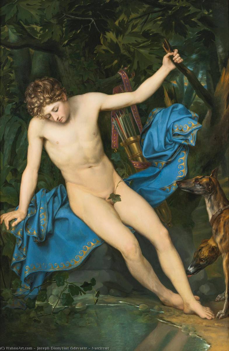 Narcissus — Joseph Denis Odevaere