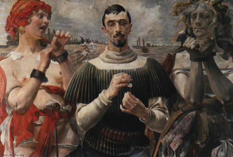 Polish Hamlet. Portrait Of Aleksander Wielopolsk — Jacek Malczewski