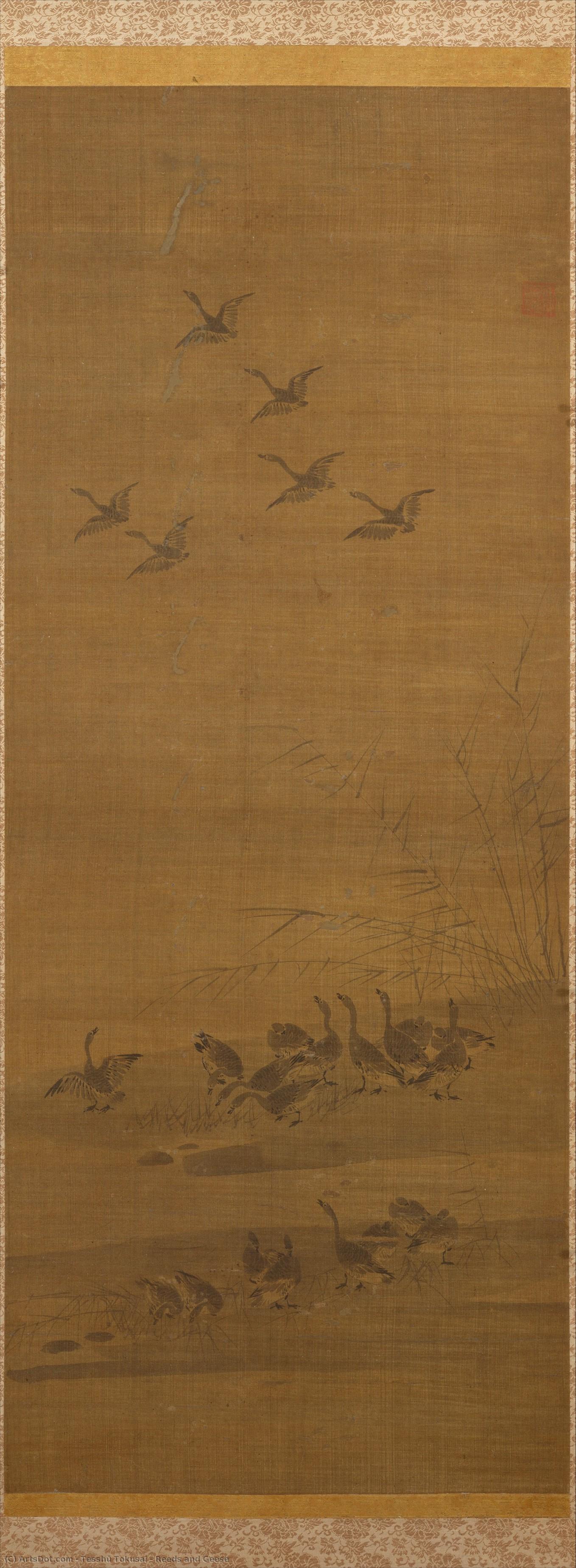 Reeds And Geese — Tesshū Tokusai