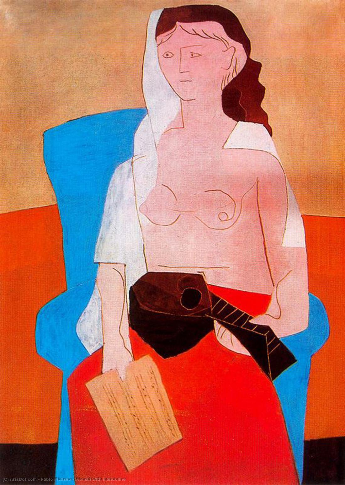Woman With Mandoline — Pablo Picasso