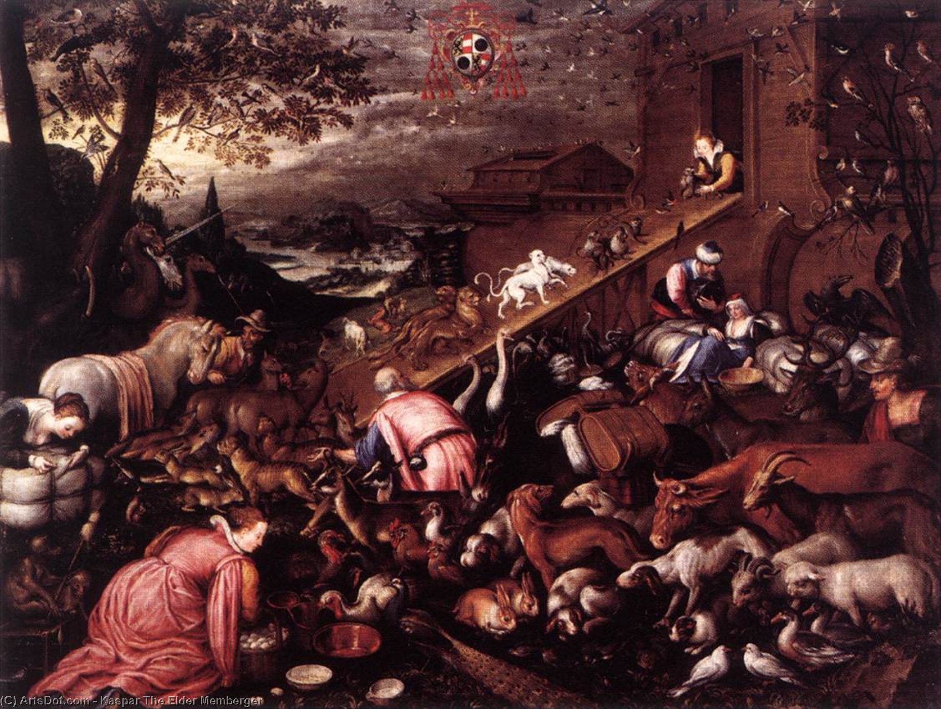 Noah's Ark Cycle: 2. Entering The Ark — Kaspar El Viejo Memberger