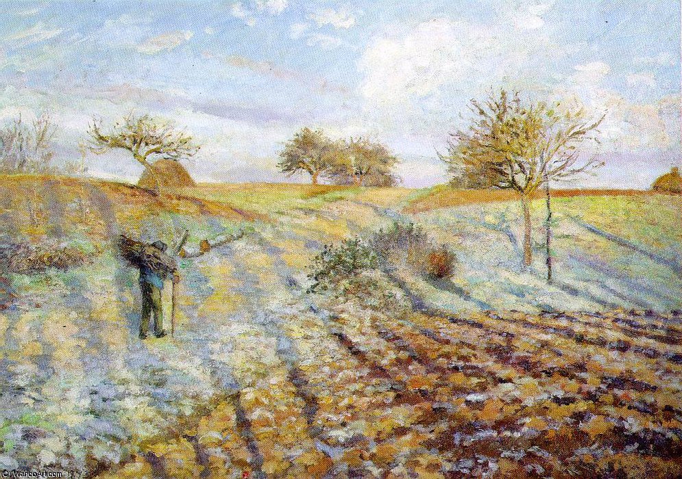 Gelée Blanche, Musee D'orsay, Paris — Camille Pissarro