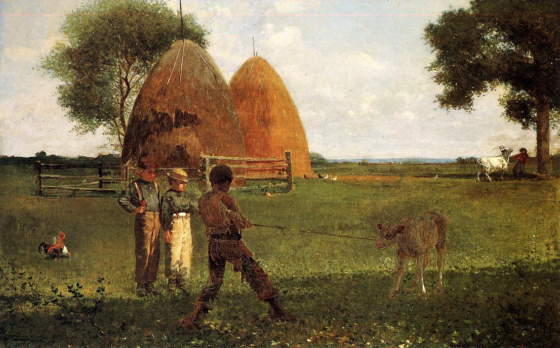 Weaning The Calf — Винслоу Хомер